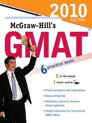 cover image of McGraw-Hill's GMAT, 2010 Edition